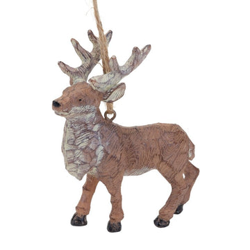 Stag Resin Hanging Ornament