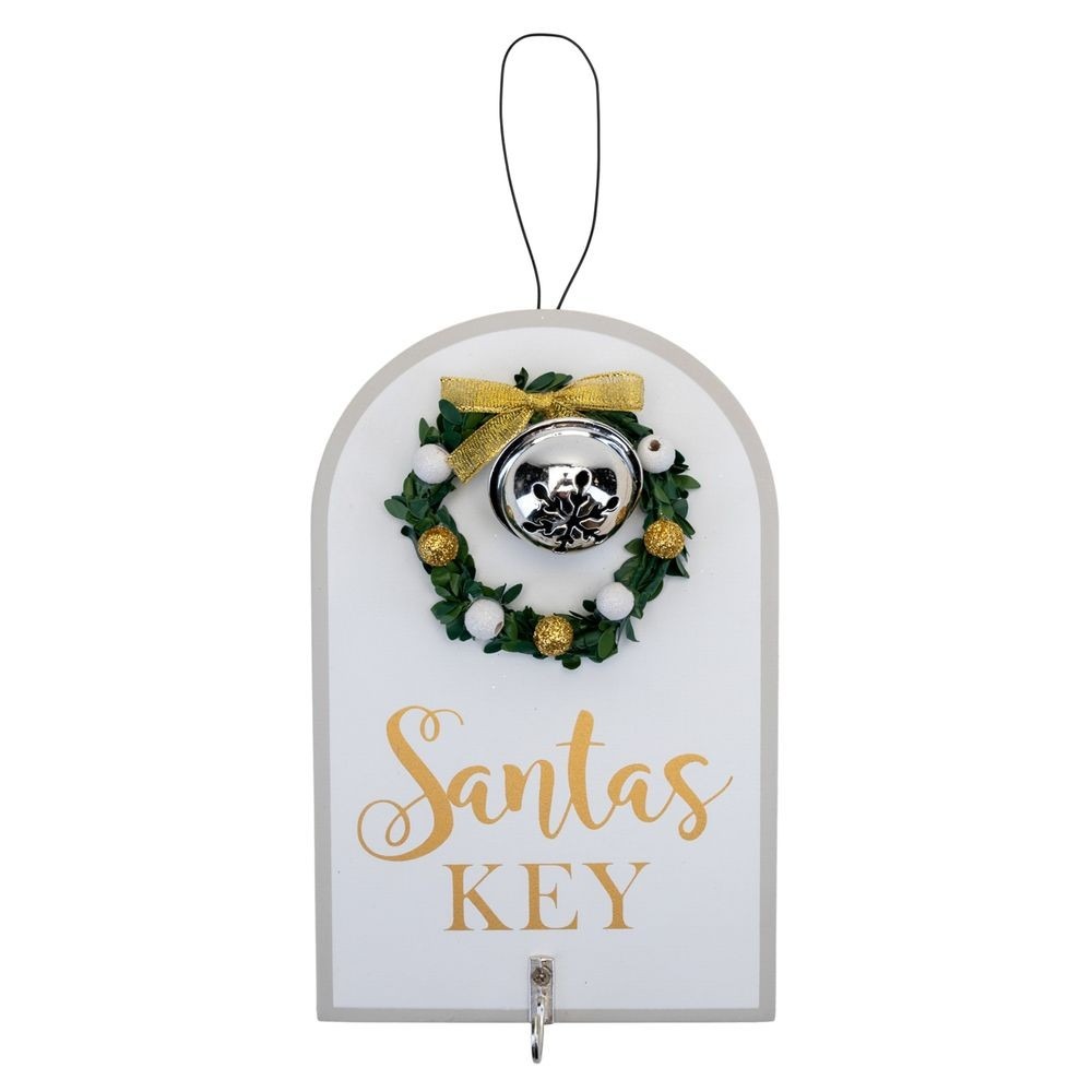 Santa\'s Key Hook Plaque