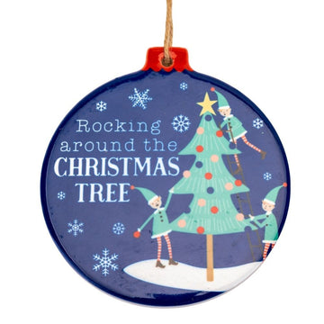 Rocking Around the Christmas Tree Ceramic