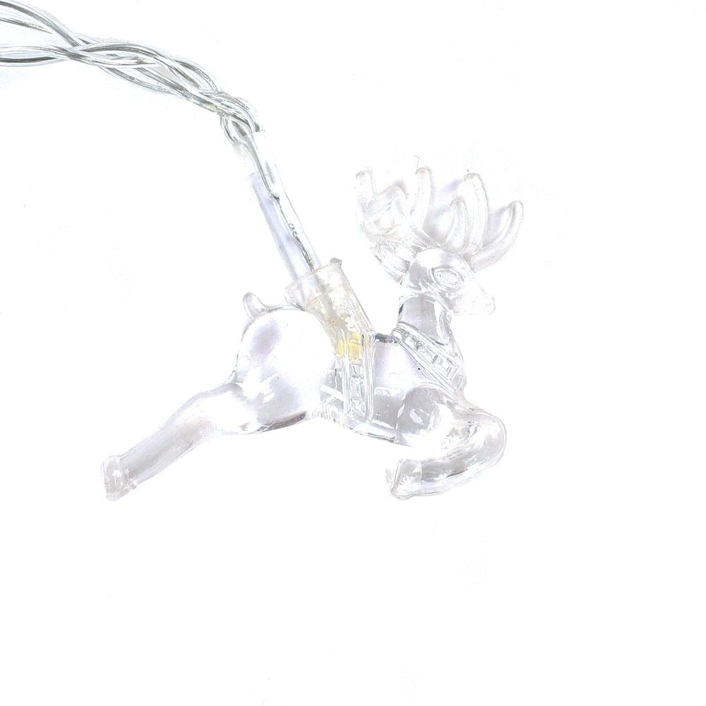 Reindeer Shaped LED Light String (200cm)
