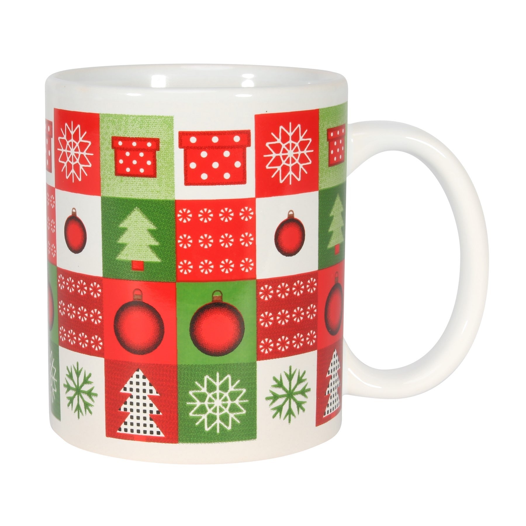 Crosshatch Christmas Mug (11oz)