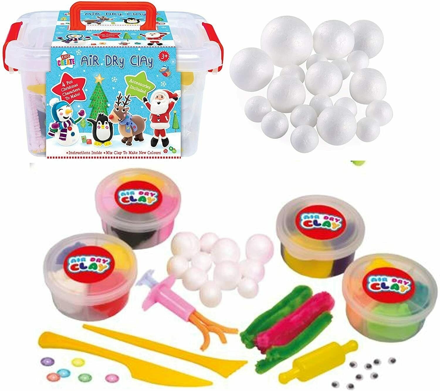 Christmas Air Dry Clay Kit