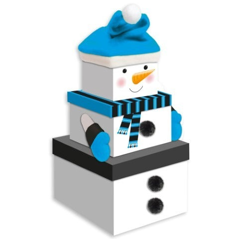 Stackable Snowman Gift Boxes