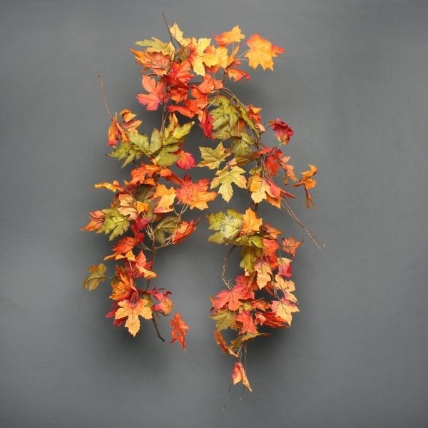 Autumnal Maple Garland 150cm