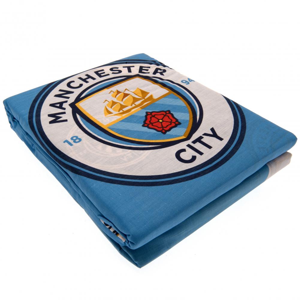 Manchester City FC Double Duvet Set PL - Officially licensed merchandise.