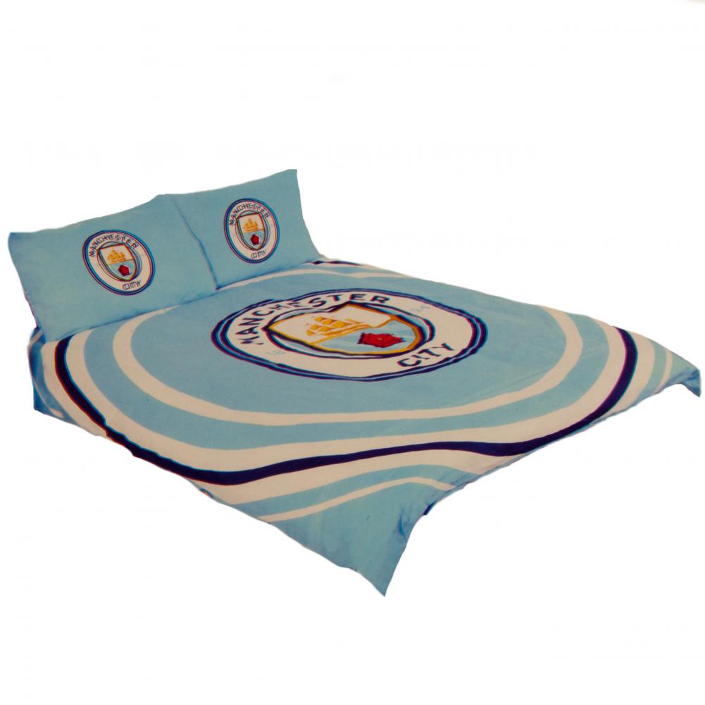 Manchester City FC Double Duvet Set PL - Officially licensed merchandise.