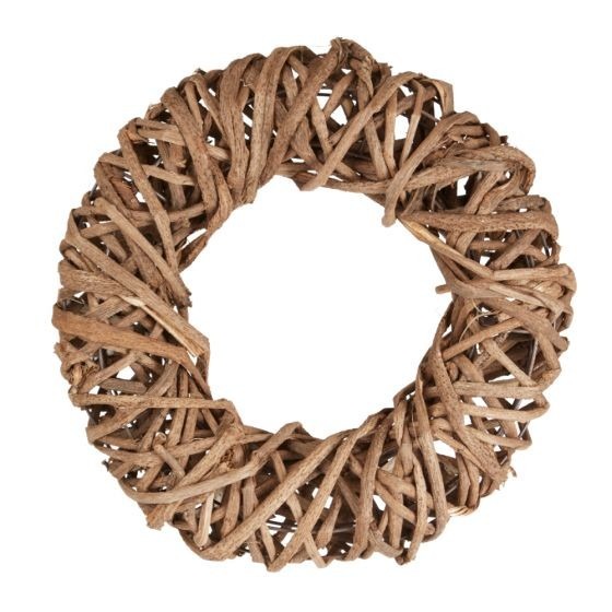 Brown Carrizo Wreath (37cm)