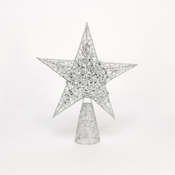 Silver Tree Topper (H30cm)