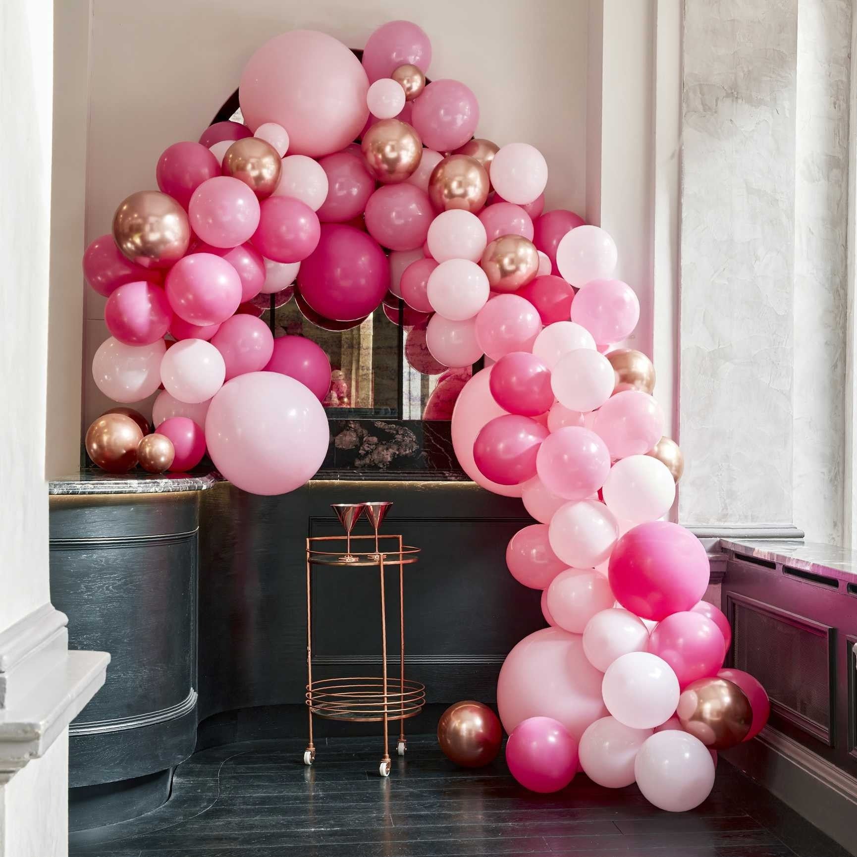 Luxe Pink Balloon Arch