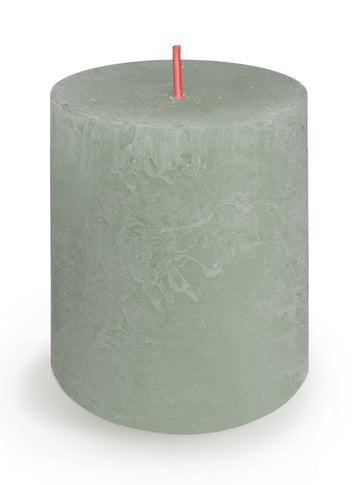 Jade Green Bolsius Rustic Shine Candle (80 x 68mm)