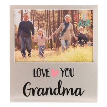 Cheerfull Grandma Aluminium Frame (6 x 4)