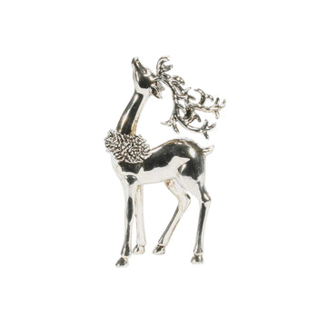 Silver Assorted Reindeer Hanging Decorations