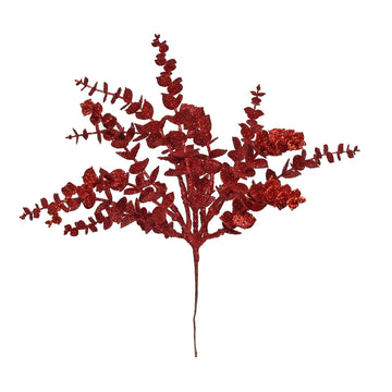 Red Glitter Eucalyptus Bush (H33cm)