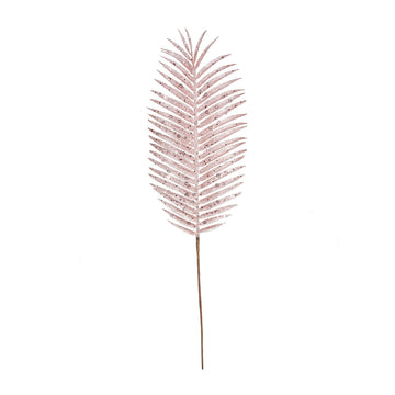 Pink Glitter Palm Leaf (H70cm)