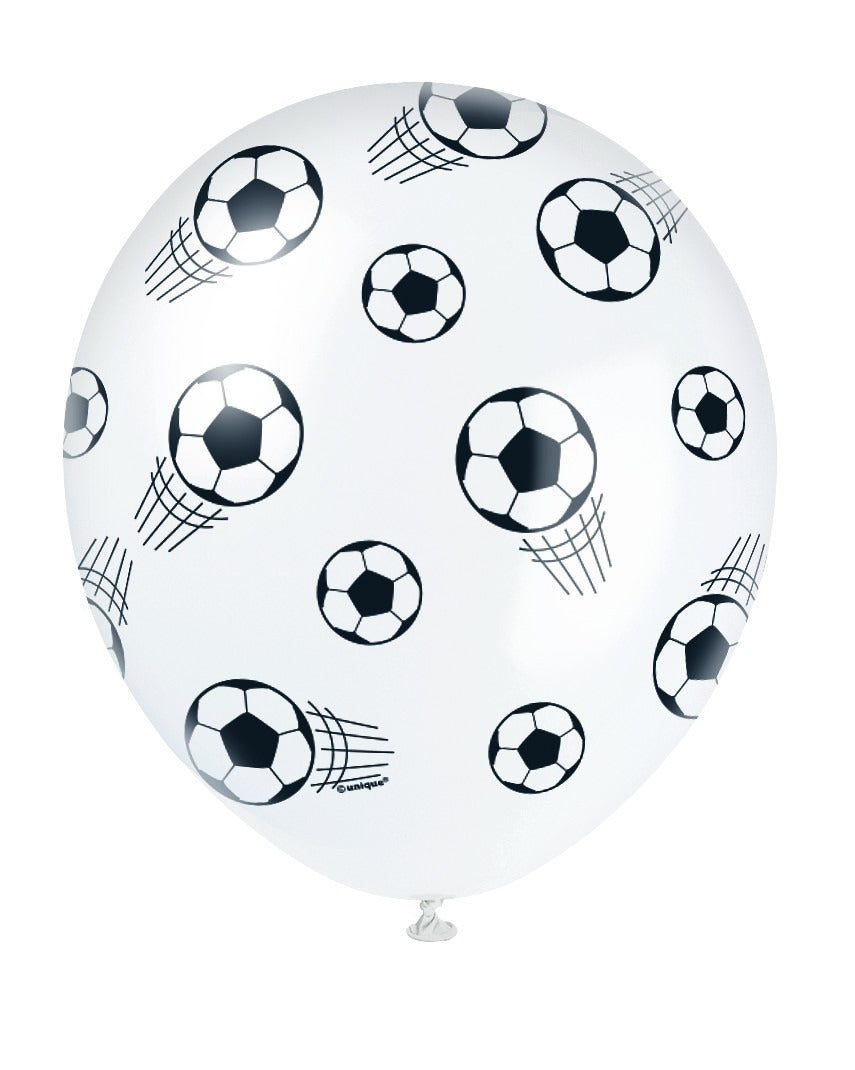 Pack of 5 Football Balloons (12 Inch)