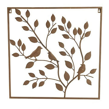 Bird In Branch Wall Art (60cm)