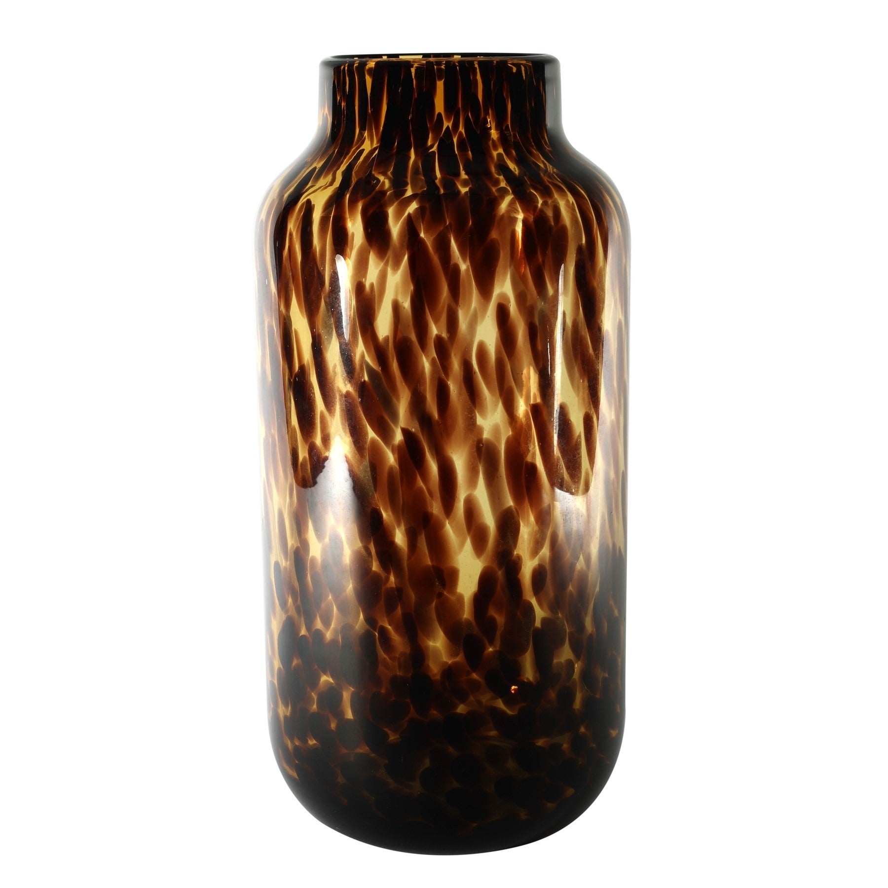 Arabella Mottled Brown Bottle Vase (H32.5x15.5)