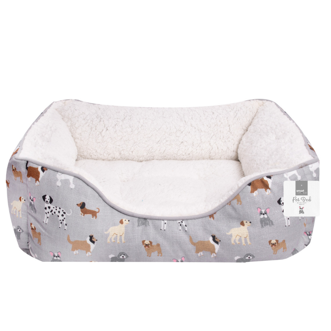 Medium/Large Grey Dog Bed