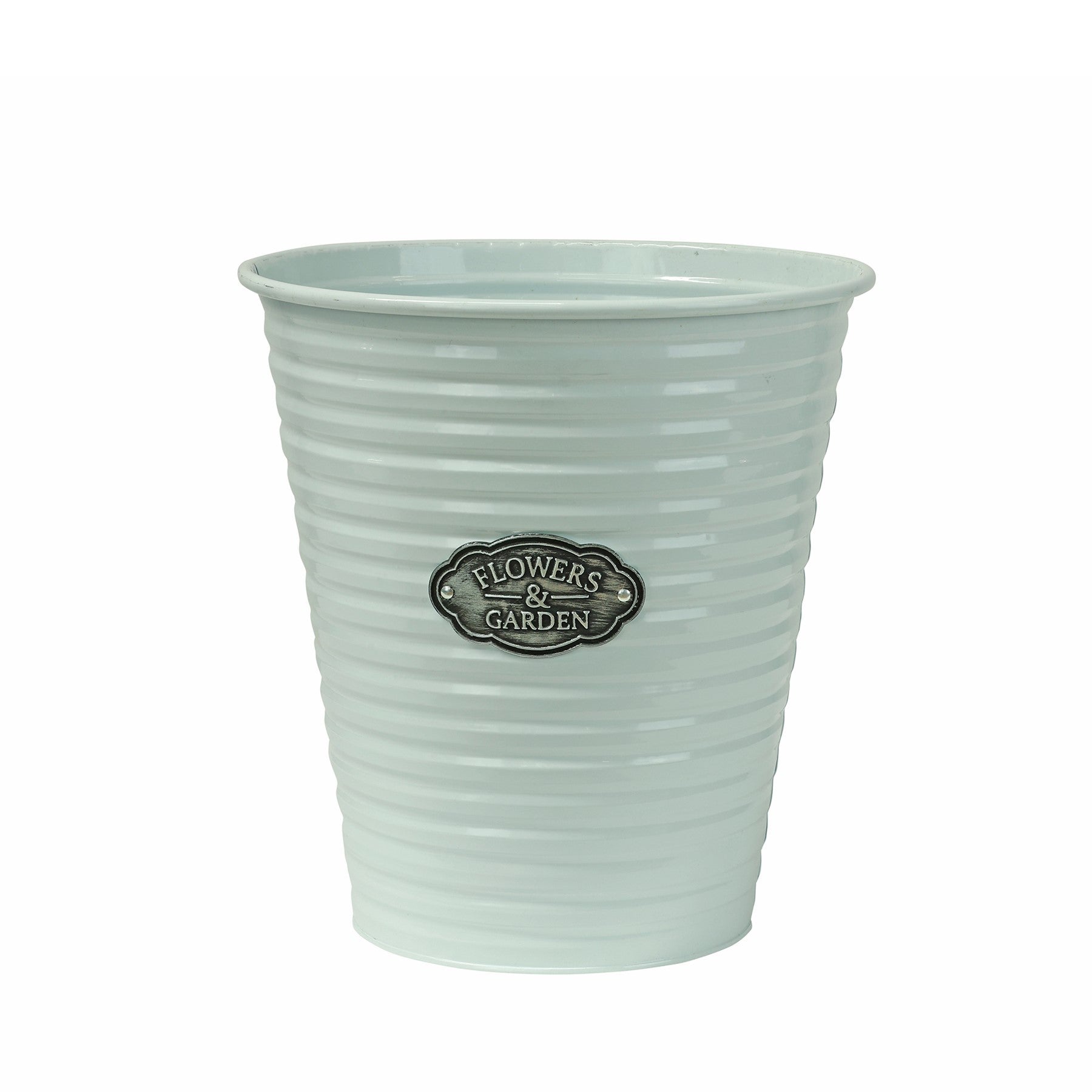 White Metal Pot (33cm)