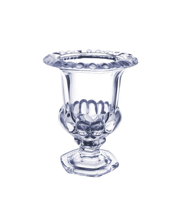 Clear Georgian Glass Urn (22cm)