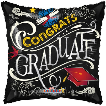 18\ inch Grad Blackboard Balloon