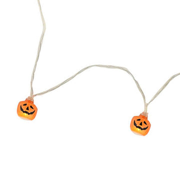 LED Light up Orange Pumpkin Garland