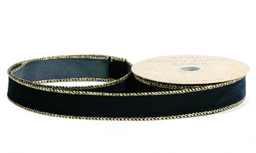 Black Velvet Ribbon (25mm x 9m)