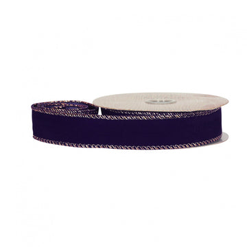 Purple Velvet Ribbon (25mm x 9m)