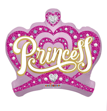 Metallic Princess Crown Balloon - 18 Inch