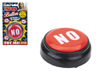 Novelty No Button On Blister Card