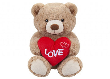 Light Brown Bear with Heart (34cm)