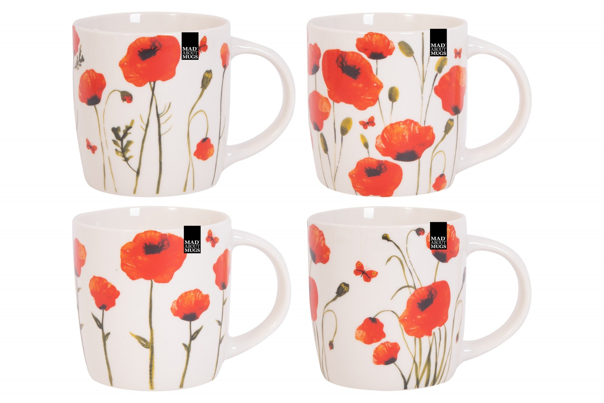 China Poppy Mugs (assorted)