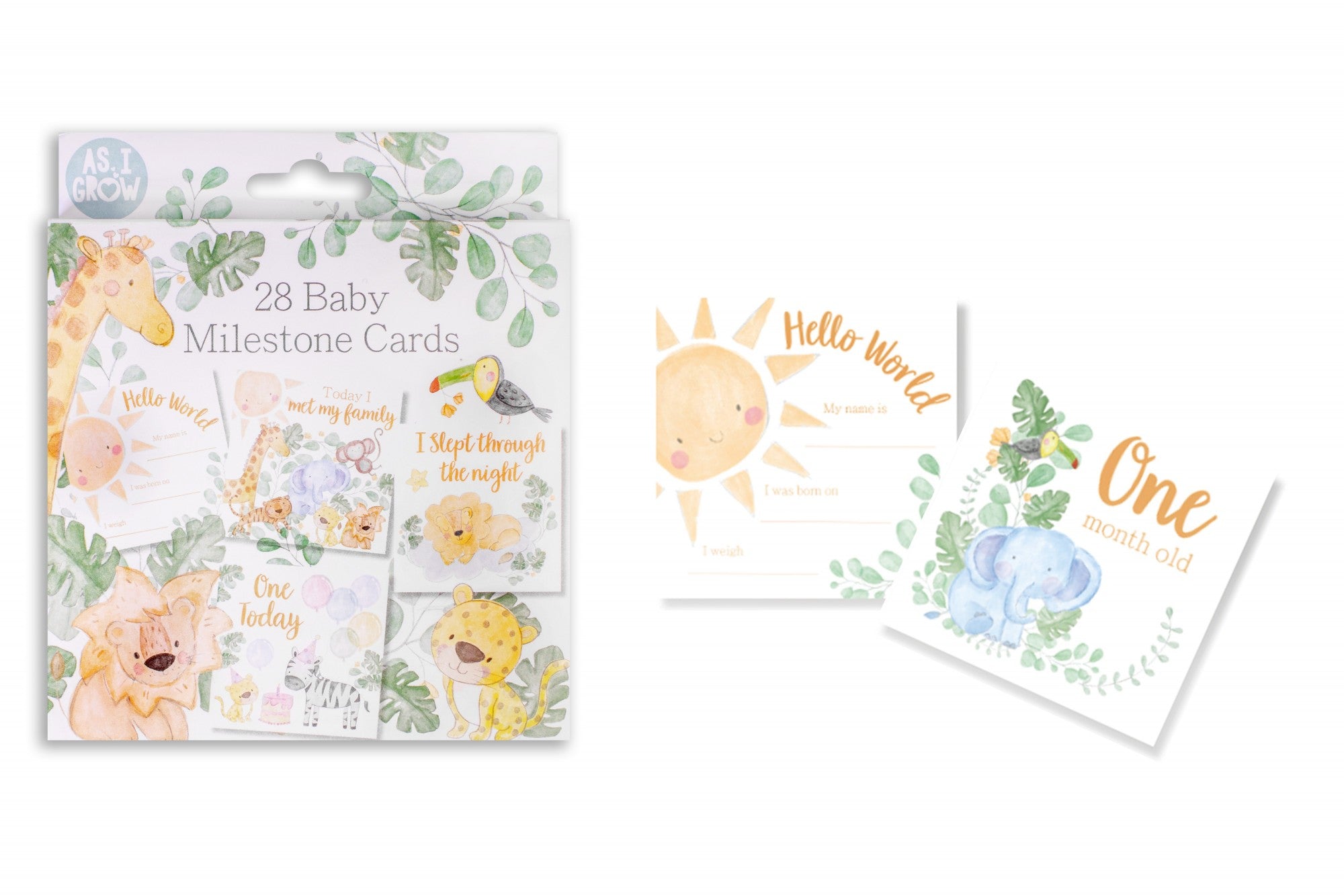 28 Baby Milestone Moment Cards