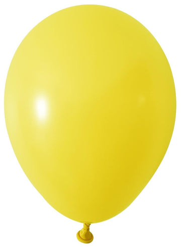 Yellow Round Shape Latex Balloon - 5 inch (Pk 100)