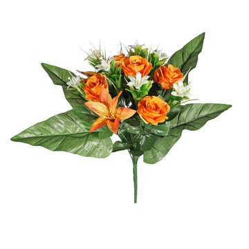 Orange Pembroke Starflower Mixed Posy