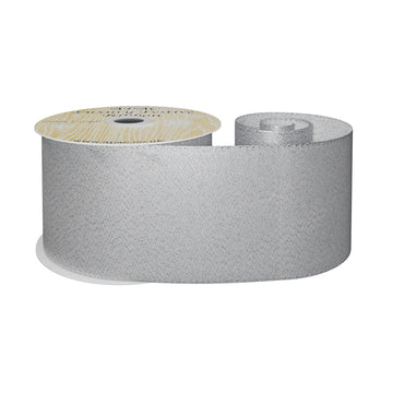 Silver Metallic Ribbon (63mm x 10yd)