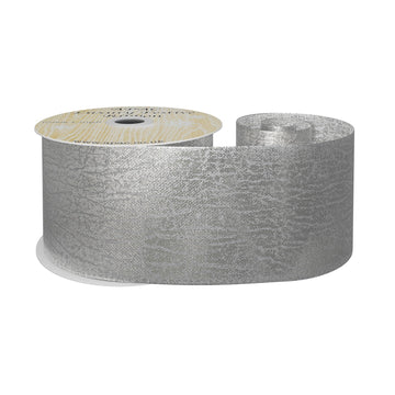 Metallic Silver Ribbon (63mm x 10yd)