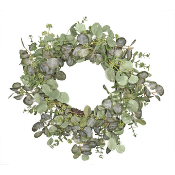 Eucalyptus and White berry Wreath