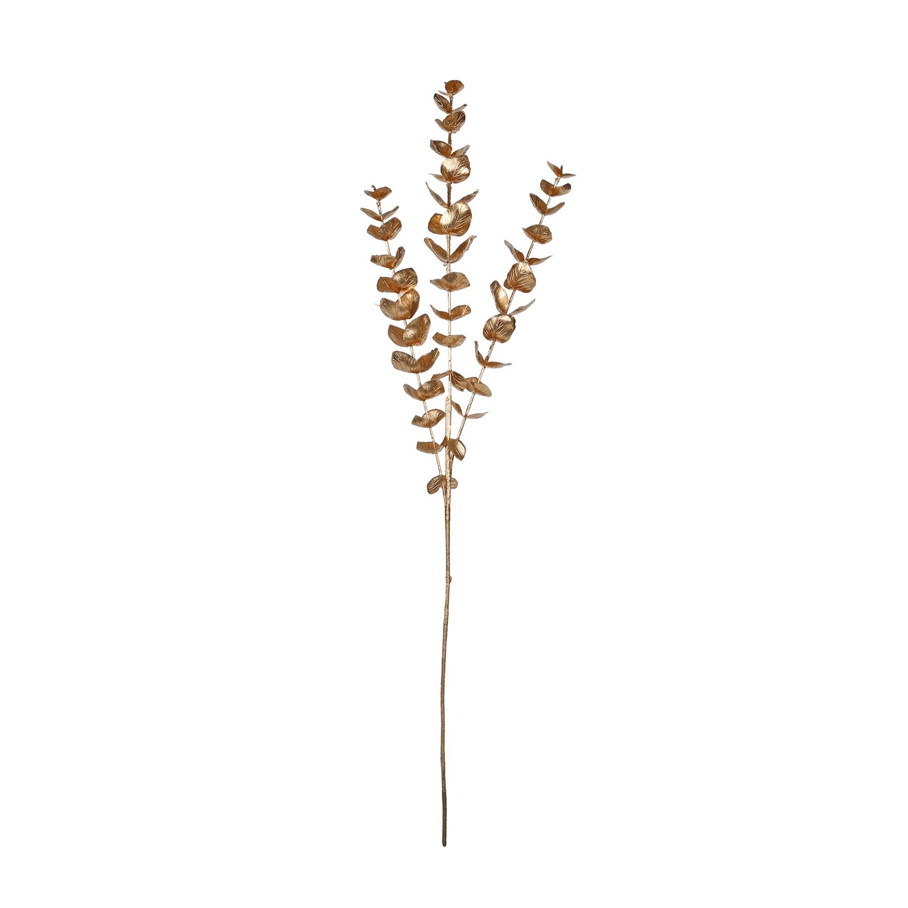 Gold Metallic Eucalyptus Spray (x3 Stems)