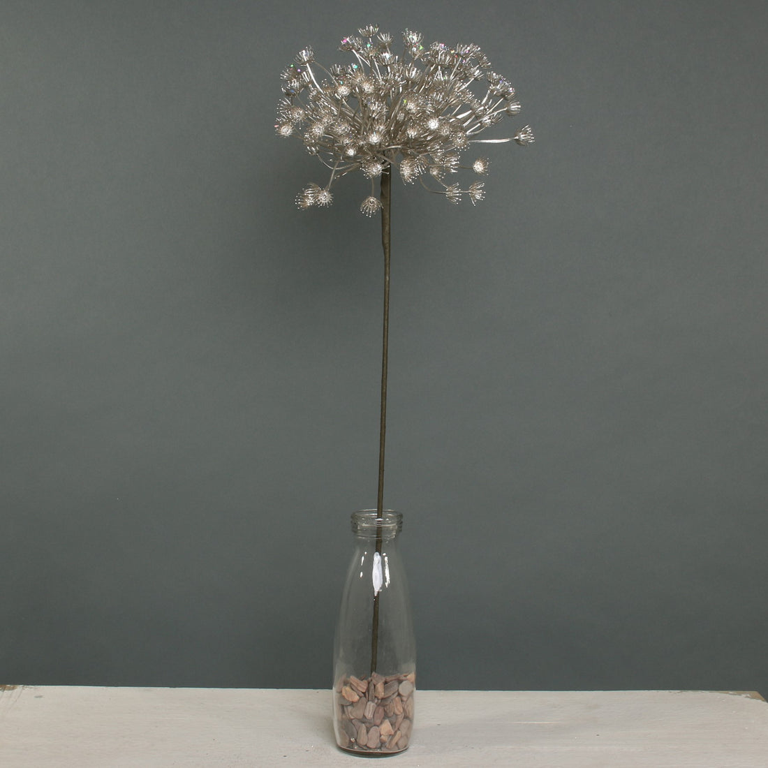 Champagne Metallic Allium with Giltter