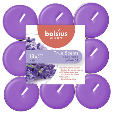 Lavender Bolsius Tealights (pack of 18)