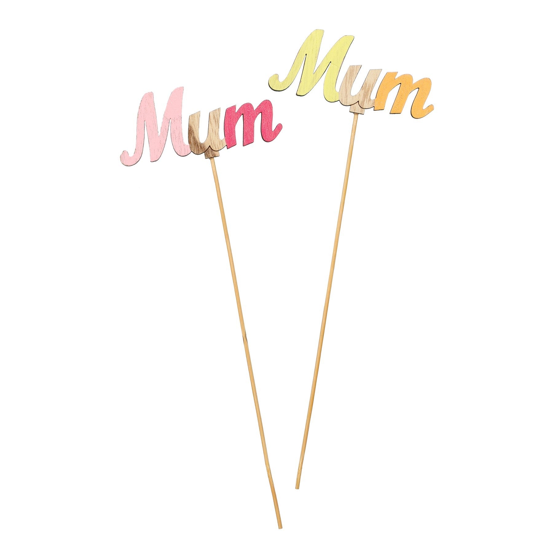 Mum Wooden Picks (Pack of 10)