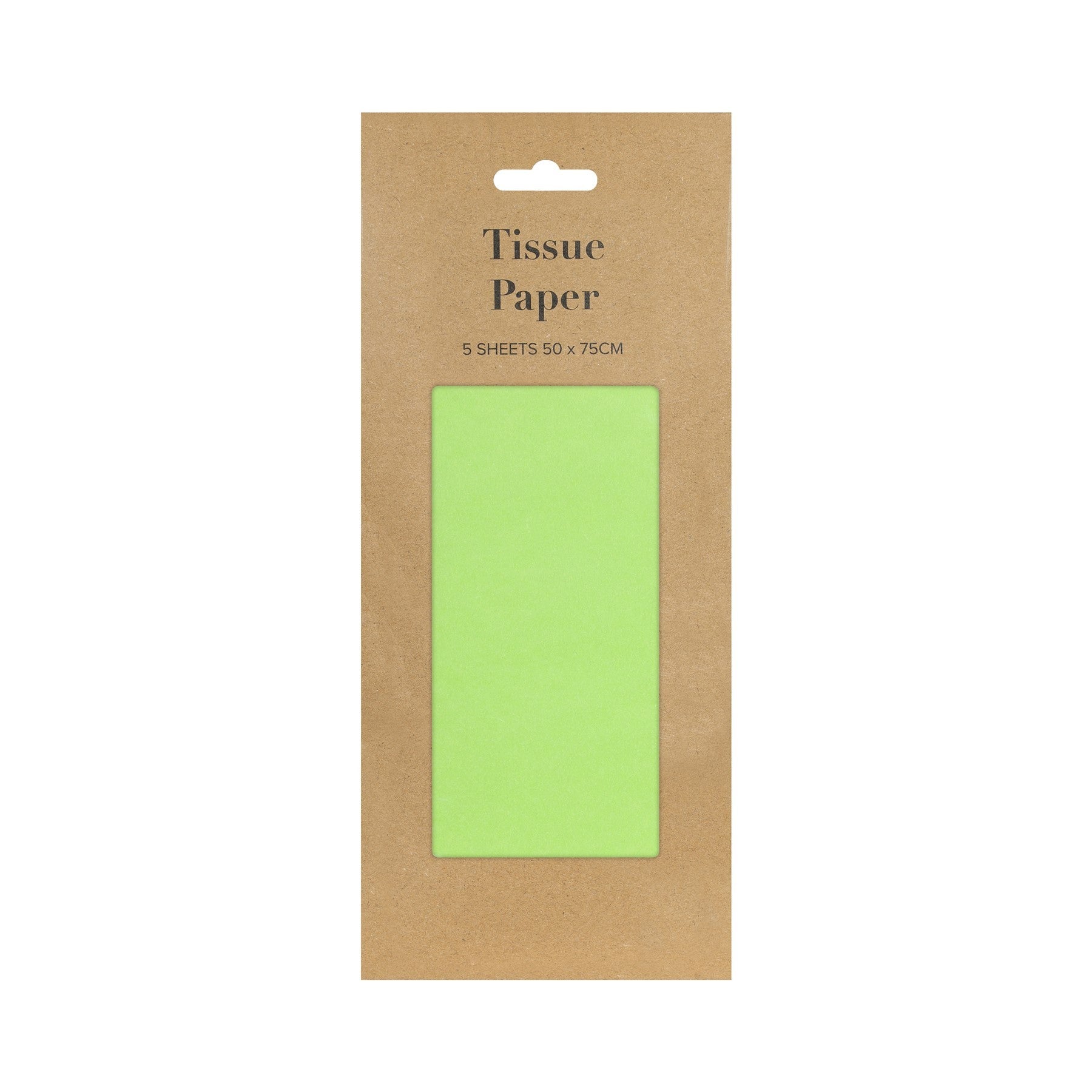 Lime Green Tissue Paper Pack 5 Sheets