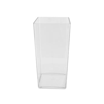 Clear Acrylic Square Vase (Dia14.5 x H30cm)