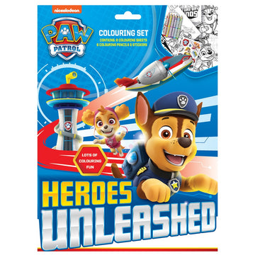 Paw Patrol Colouring Set