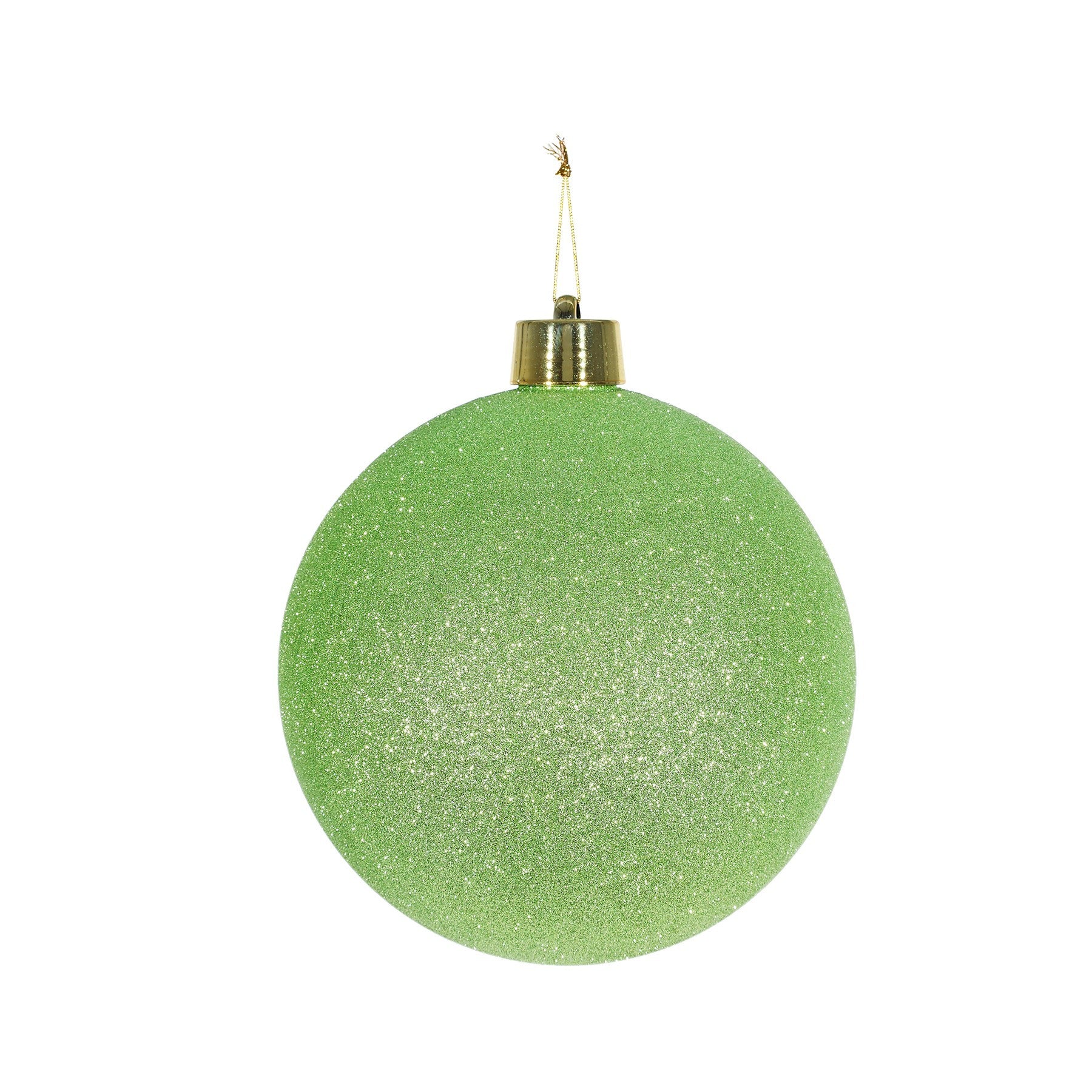 Green Glitter Shatterproof Bauble (15cm)