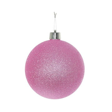 Pink Glitter Shatterproof Bauble (20cm)