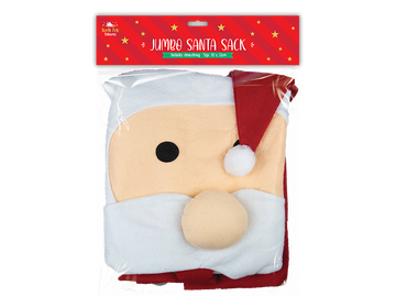 Jumbo Christmas Santa Sack (90cm x  55cm)