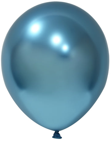 Blue Chrome Latex Balloon 10inch (Pack of 50)