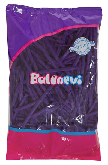 Violet Modelling Balloons (Pack of 100)